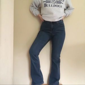 High Waisted Bootcut Jeans